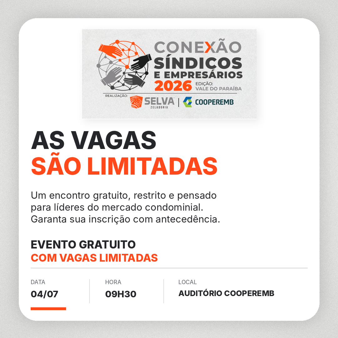 Peça visual do evento destacando que as vagas são limitadas
