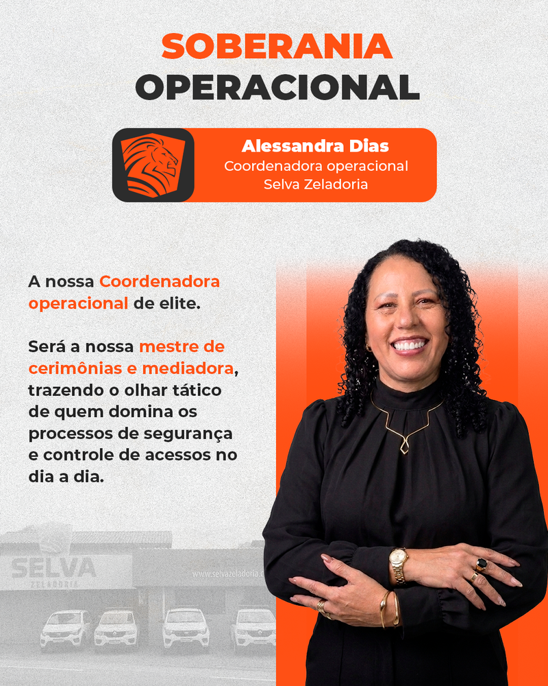Alessandra Dias, coordenadora operacional da Selva Zeladoria