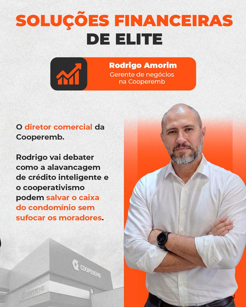 Rodrigo Amorim, gerente de negócios na Cooperemb